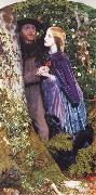 Arthur Hughes The Long Engagement oil painting on canvas